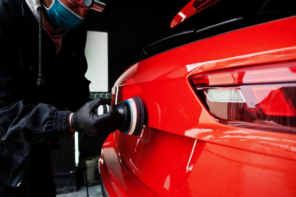Car detailing concept.